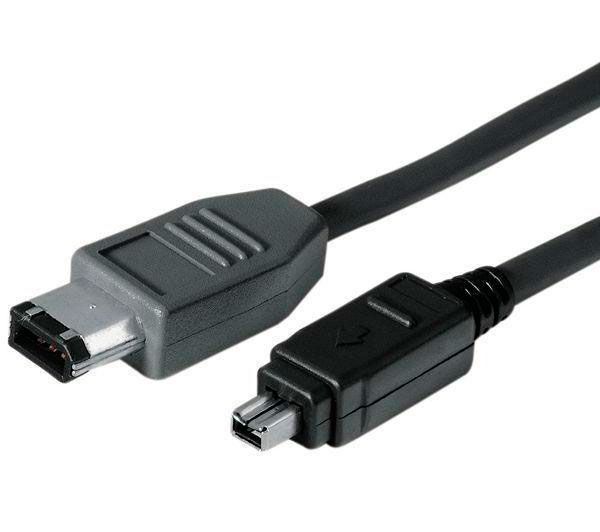 CableMax 18 inch FireWire 400 6-Pin to 6-Pin Cable 